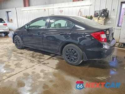 Drugie zdjęcie samochodu z przodu: 2012 HONDA CIVIC LX VIN:19XFB2F53CE014943 - miniatura