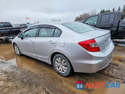 Drugie zdjęcie samochodu z przodu: 2012 HONDA CIVIC LX VIN:2HGFB2F46CH121384 - miniatura