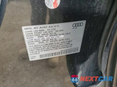 Zdjęcie 13 z 13 samochodu: 2015 AUDI Q7 PRESTIGE VIN:WA1DGAFE3FD016629 - miniatura