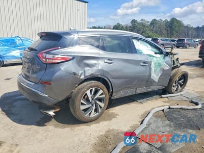 Trzecie zdjęcie samochodu z tyłu: 2018 NISSAN MURANO PLATINUM VIN:5N1AZ2MH5JN115862 - miniatura