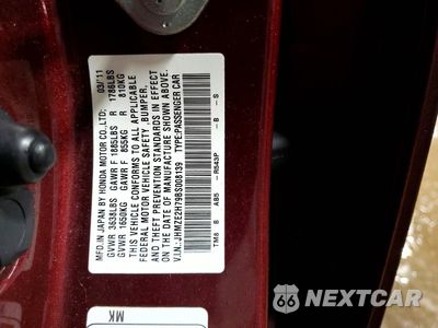 Zdjęcie 12 z 12 samochodu: 2011 HONDA INSIGHT EX VIN:JHMZE2H79BS008139 - miniatura