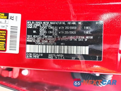 Zdjęcie 12 z 12 samochodu: 2025 TOYOTA GRAND HIGHLANDER HYBRID LIMITED VIN:5TDACAB57SS058729 - miniatura