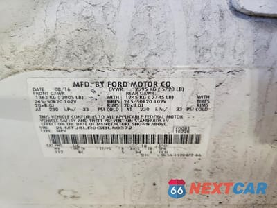 Zdjęcie 13 z 13 samochodu: 2016 LINCOLN MKX RESERVE VIN:2LMTJ8LR0GBL80372 - miniatura