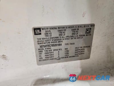 Zdjęcie 13 z 13 samochodu: 2014 GMC SIERRA K1500 VIN:3GTU2TEC7EG261984 - miniatura