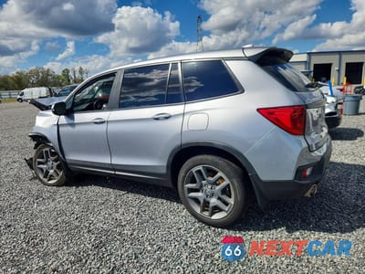 Drugie zdjęcie samochodu z przodu: 2022 HONDA PASSPORT EXL VIN:5FNYF8H59NB022426 - miniatura