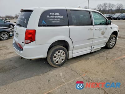 Trzecie zdjęcie samochodu z tyłu: 2015 DODGE GRAND CARAVAN SE VIN:2C7WDGBG2FR614132 - miniatura
