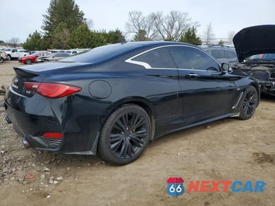 Trzecie zdjęcie samochodu z tyłu: 2017 INFINITI Q60 3.0T PREMIUM VIN:JN1EV7EL0HM552012 - miniatura