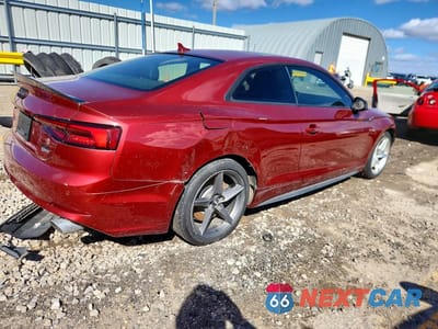 Trzecie zdjęcie samochodu z tyłu: 2018 AUDI A5 PREMIUM PLUS S-LINE VIN:WAUTNAF51JA036229 - miniatura