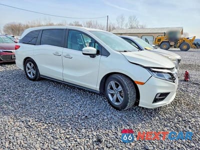 Czwarte zdjęcie samochodu z boku: 2018 HONDA ODYSSEY EXL VIN:5FNRL6H74JB100995 - miniatura