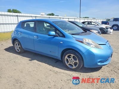 Czwarte zdjęcie samochodu z boku: 2011 NISS LEAF SL 4D HATCHBACK VIN:JN1AZ0CP9BT000960 - miniatura