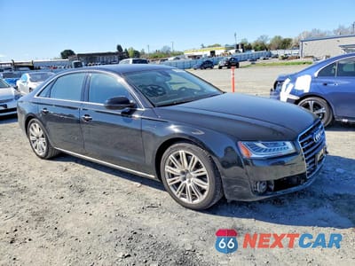 Czwarte zdjęcie samochodu z boku: 2015 AUDI A8 L QUATTRO VIN:WAU32AFD0FN001777 - miniatura