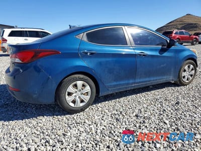 Trzecie zdjęcie samochodu z tyłu: 2016 HYUNDAI ELANTRA SE VIN:KMHDH4AE5GU649254 - miniatura