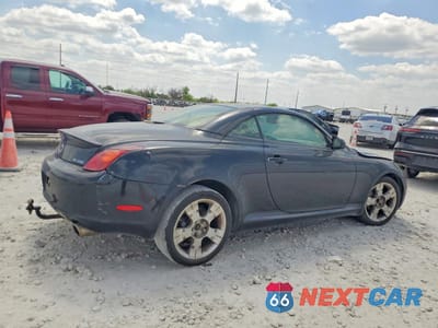 Trzecie zdjęcie samochodu z tyłu: 2003 LEXUS SC 430 BASE VIN:JTHFN48Y730038910 - miniatura