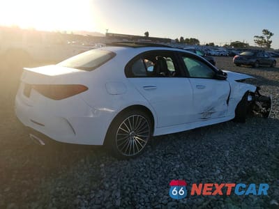 Trzecie zdjęcie samochodu z tyłu: 2022 MERCEDES-BENZ C 300 VIN:W1KAF4GB9NR064323 - miniatura
