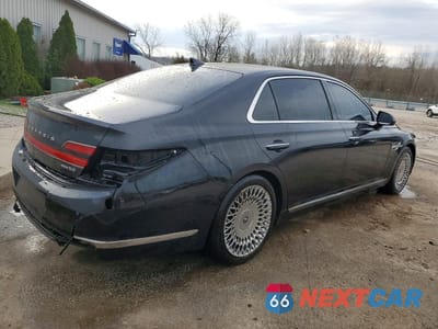 Trzecie zdjęcie samochodu z tyłu: 2020 GENESIS G90 5.0 ULTIMATE VIN:KMTF54PH3LU081329 - miniatura