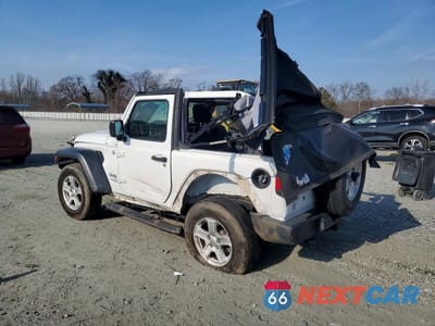 Drugie zdjęcie samochodu z przodu: 2020 JEEP WRANGLER SPORT VIN:1C4GJXAN3LW228011 - miniatura