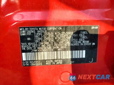 Zdjęcie 13 z 13 samochodu: 2010 TOYOTA RAV4 SPORT VIN:JTMWF4DV7A5017310 - miniatura
