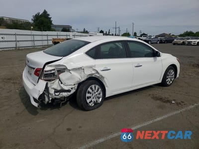 Trzecie zdjęcie samochodu z tyłu: 2019 NISSAN SENTRA S VIN:3N1AB7AP6KY372926 - miniatura