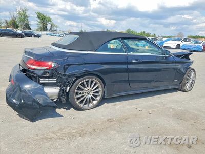 Trzecie zdjęcie samochodu z tyłu: 2019 MERCEDES-BENZ C 300 2D CONVERTIBLE VIN:WDDWK8DB8KF781838 - miniatura