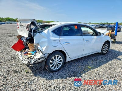 Trzecie zdjęcie samochodu z tyłu: 2019 NISSAN SENTRA S VIN:3N1AB7AP5KY273224 - miniatura