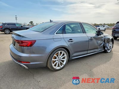 Trzecie zdjęcie samochodu z tyłu: 2019 AUDI A4 PREMIUM PLUS VIN:WAUENAF4XKN005653 - miniatura