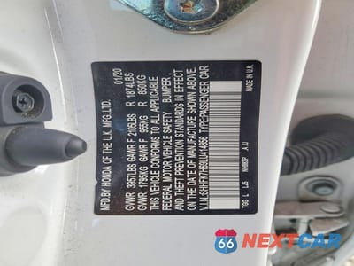 Zdjęcie 12 z 12 samochodu: 2020 HONDA CIVIC EX VIN:SHHFK7H69LU414856 - miniatura
