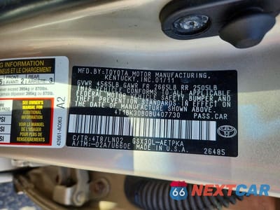 Zdjęcie 12 z 12 samochodu: 2011 TOYOTA AVALON LIMITED VIN:4T1BK3DB0BU407730 - miniatura