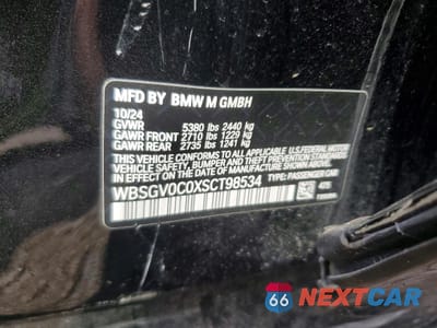 Zdjęcie 12 z 12 samochodu: 2025 BMW M8 VIN:WBSGV0C0XSCT98534 - miniatura