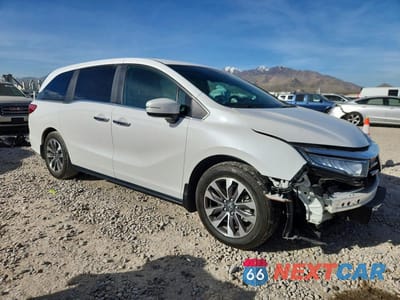 Czwarte zdjęcie samochodu z boku: 2023 HONDA ODYSSEY EXL VIN:5FNRL6H67PB015097 - miniatura