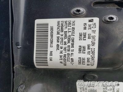Zdjęcie 12 z 12 samochodu: 2000 SATURN SL1 VIN:1G8ZH5289YZ250113 - miniatura