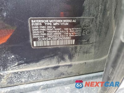 Zdjęcie 13 z 13 samochodu: 2015 BMW X5 XDRIVE35D VIN:5UXKS4C58F0N06880 - miniatura