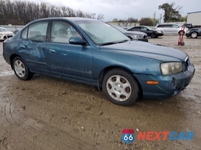 Czwarte zdjęcie samochodu z boku: 2002 HYUNDAI ELANTRA GLS VIN:KMHDN45D82U323466 - miniatura
