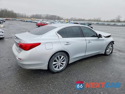Trzecie zdjęcie samochodu z tyłu: 2015 INFINITI Q50 BASE VIN:JN1BV7AR7FM407995 - miniatura