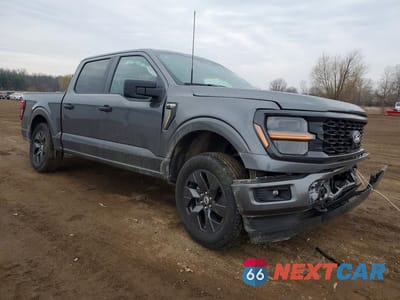 Czwarte zdjęcie samochodu z boku: 2025 FORD F150 STX VIN:1FTEW2LP0SKE60341 - miniatura