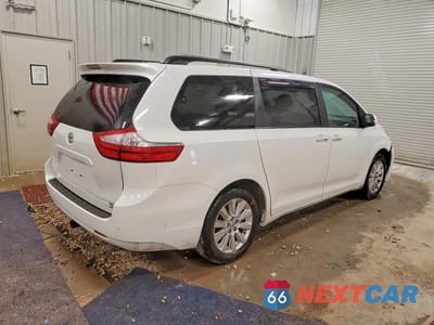 Trzecie zdjęcie samochodu z tyłu: 2015 TOYOTA SIENNA XLE 7-PASSENGER VIN:5TDDK3DC5FS097820 - miniatura