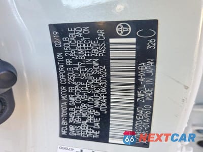 Zdjęcie 13 z 13 samochodu: 2019 TOYOTA PRIUS XLE VIN:JTDKARFUXK3076234 - miniatura