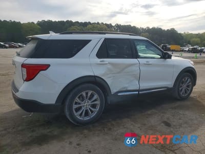 Trzecie zdjęcie samochodu z tyłu: 2022 FORD EXPLORER XLT VIN:1FMSK7DH2NGA36973 - miniatura