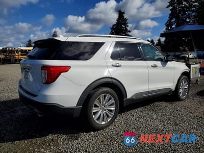 Trzecie zdjęcie samochodu z tyłu: 2020 FORD EXPLORER LIMITED VIN:1FMSK8FH0LGB56688 - miniatura
