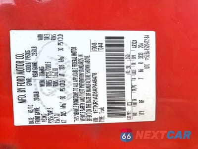 Zdjęcie 12 z 12 samochodu: 2010 FORD RANGER VIN:1FTKR1AD8APA46478 - miniatura