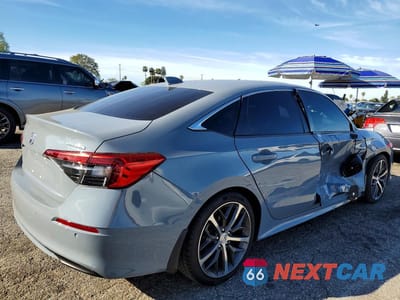 Trzecie zdjęcie samochodu z tyłu: 2022 HONDA CIVIC TOURING VIN:2HGFE1F99NH316895 - miniatura