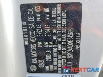Zdjęcie 12 z 12 samochodu: 2021 KIA FORTE LXS VIN:3KPF24AD0ME345698 - miniatura
