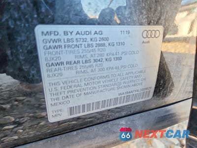 Zdjęcie 13 z 13 samochodu: 2020 AUDI SQ5 PREMIUM PLUS VIN:WA1B4AFY4L2039628 - miniatura