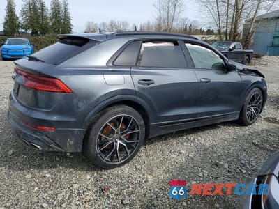 Trzecie zdjęcie samochodu z tyłu: 2021 AUDI SQ8 PRESTIGE VIN:WA1CWBF10MD008132 - miniatura