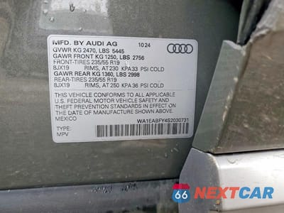 Zdjęcie 12 z 12 samochodu: 2025 AUDI Q5 PREMIUM PLUS 45 VIN:WA1EABFY4S2030731 - miniatura