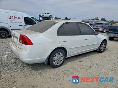 Trzecie zdjęcie samochodu z tyłu: 2003 HONDA CIVIC VIN:2HGES16583H514267 - miniatura