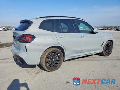 Trzecie zdjęcie samochodu z tyłu: 2022 BMW X3 XDRIVE30I VIN:5UX53DP00N9L07860 - miniatura