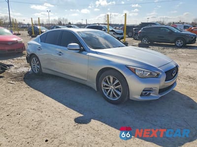 Czwarte zdjęcie samochodu z boku: 2017 INFINITI Q50 2.0T PREMIUM VIN:JN1CV7AR3HM680522 - miniatura