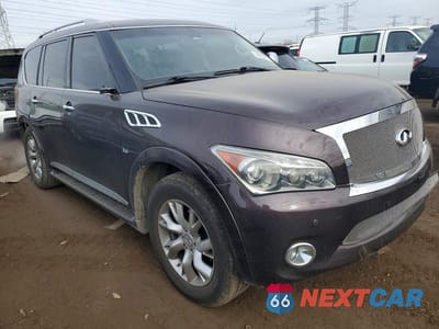 Czwarte zdjęcie samochodu z boku: 2014 INFINITI QX80 BASE VIN:JN8AZ2NC6E9350832 - miniatura