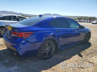 Trzecie zdjęcie samochodu z tyłu: 2019 ACURA TLX TECHNOLOGY VIN:19UUB2F62KA006447 - miniatura
