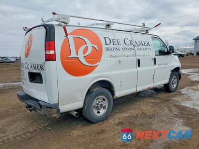 Trzecie zdjęcie samochodu z tyłu: 2015 GMC SAVANA 2500 CARGO UTILITY / SERVICE VAN VIN:1GTW7FCF9F1174001 - miniatura